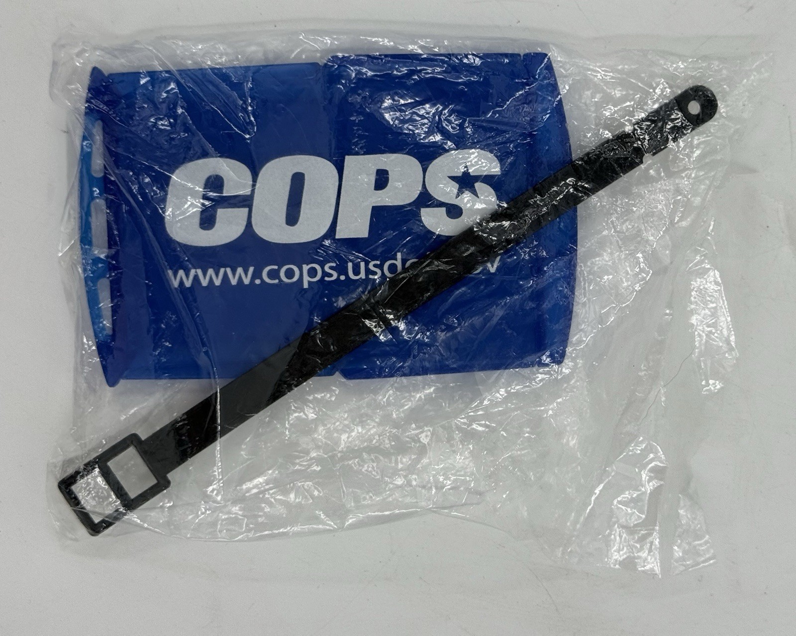 COPS Concerns of Police Survivors Blue Rigid Plastic Luggage Tag 4.25\