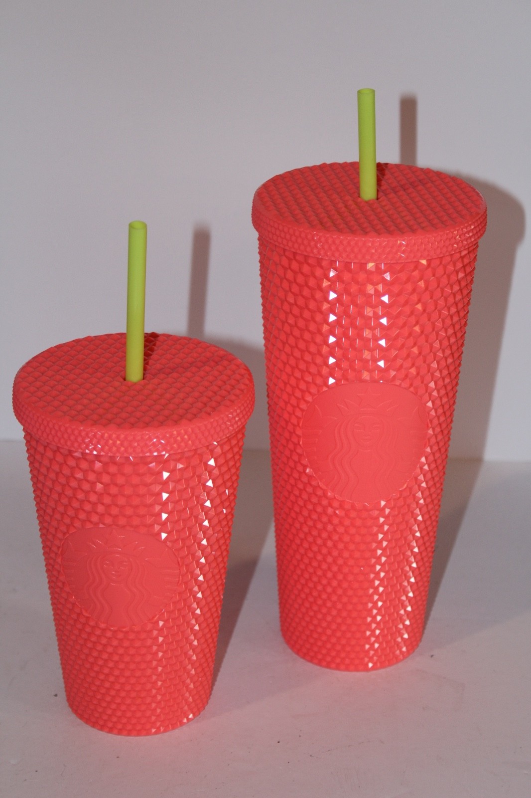Starbucks 2022 Dragon Fruit Studded Tumbler Lot Venti 24oz & Grande 16oz NEW