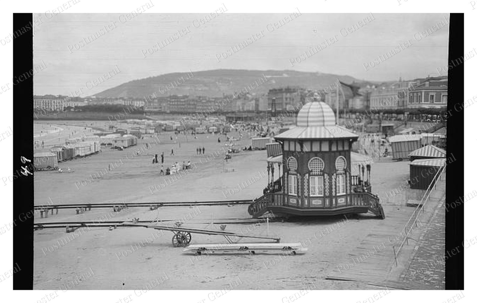 Seaside Bathing Pavilion Standard Postcard COPY RPPC