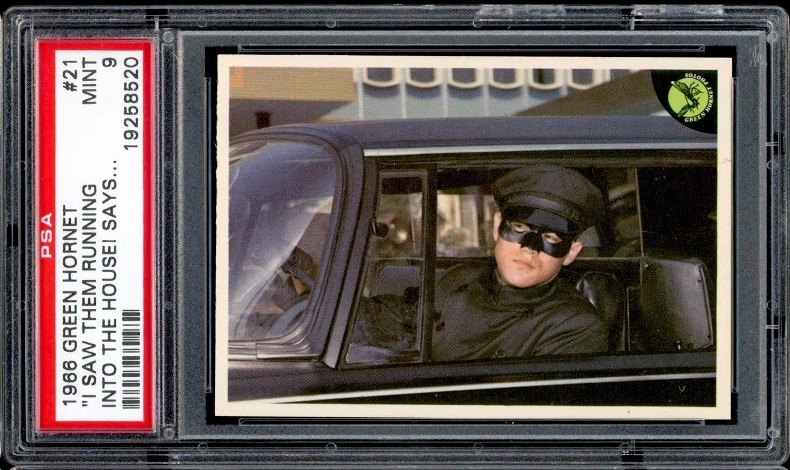 1966 Green Hornet Kato #21 I Saw Them Running Into The House PSA 9 Bruce Lee