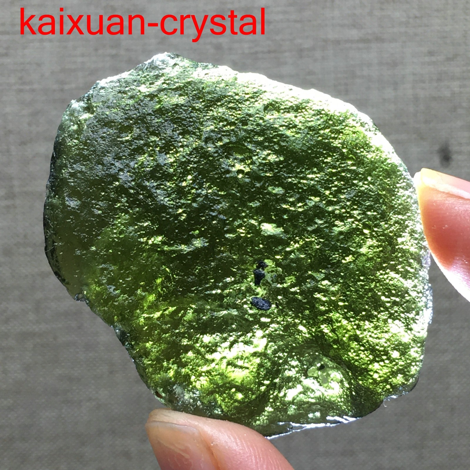 129Ct Moldavite Genuine Raw Moldavite Crystal from Czech Republic PICcertificate