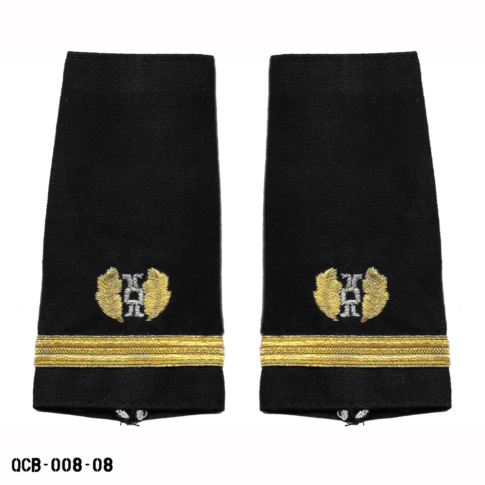 PAIR USN US Navy ENS O-1 Ensign JAG Corps Soft Shoulder Marks ~ USA