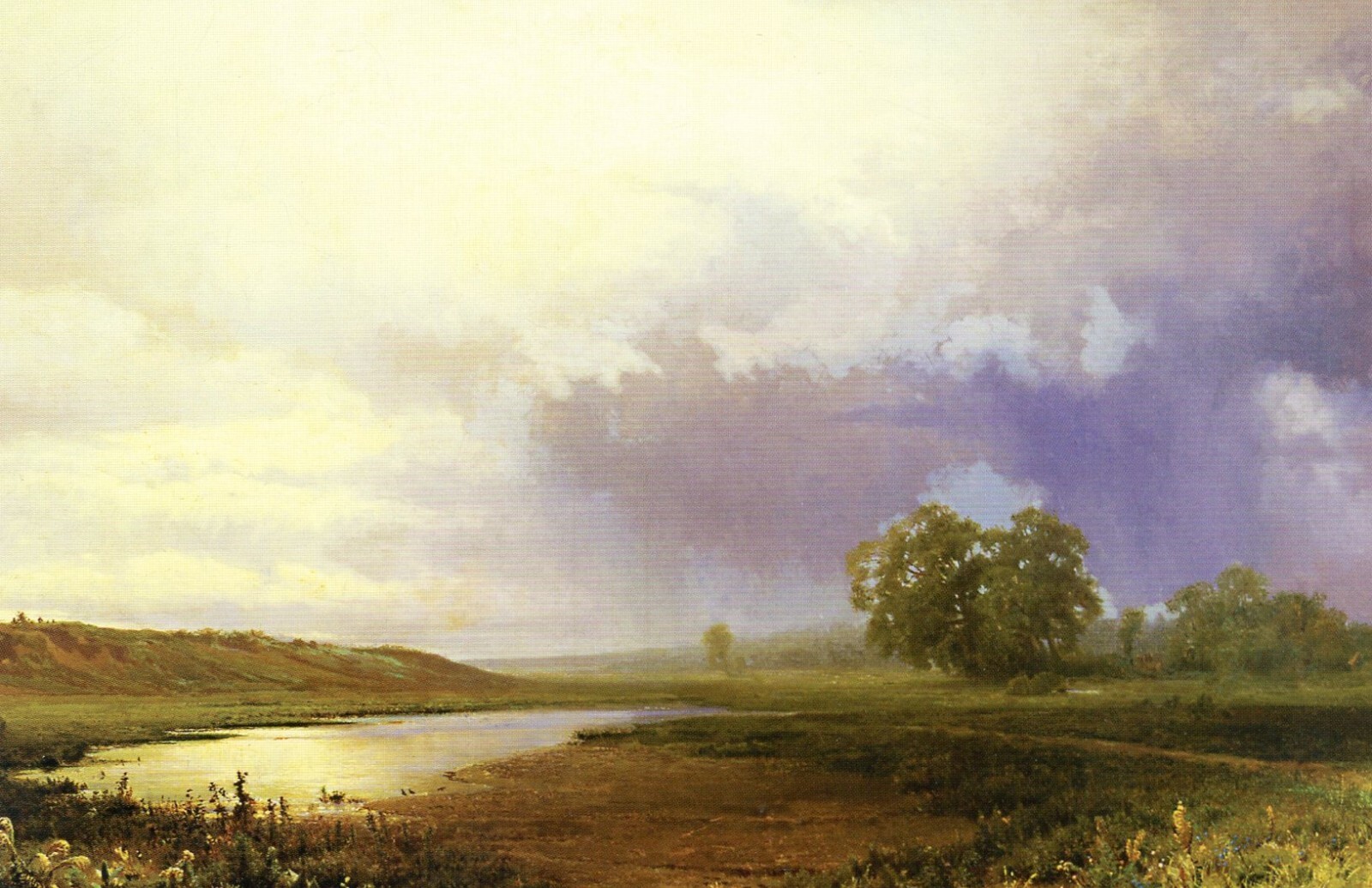 Threatening Clouds, Ivan Shishkin (Russian, 1832-1898) --New POSTCARD