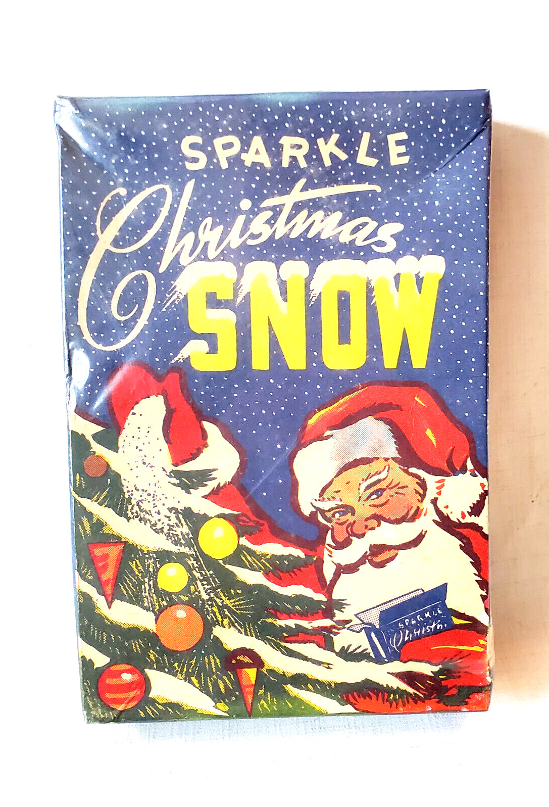 Vintage NOS Sparkle Christmas Snow Mica Mountain Mines, Utah Sealed in Box