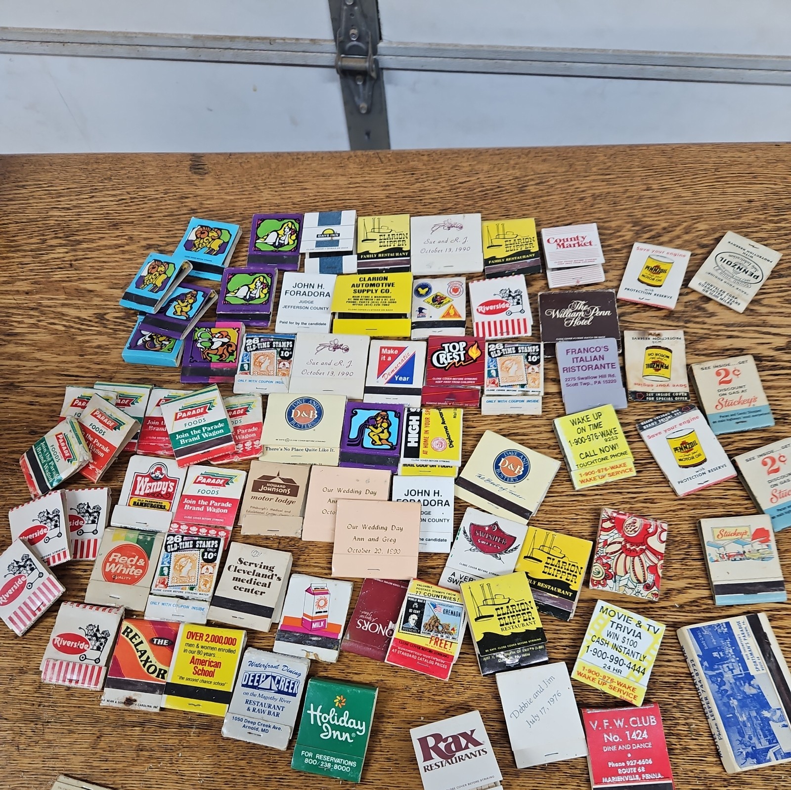 VTG  Matchbooks/Boxes w/Matches Lot as is Advertising  Resorts Dining Hotels