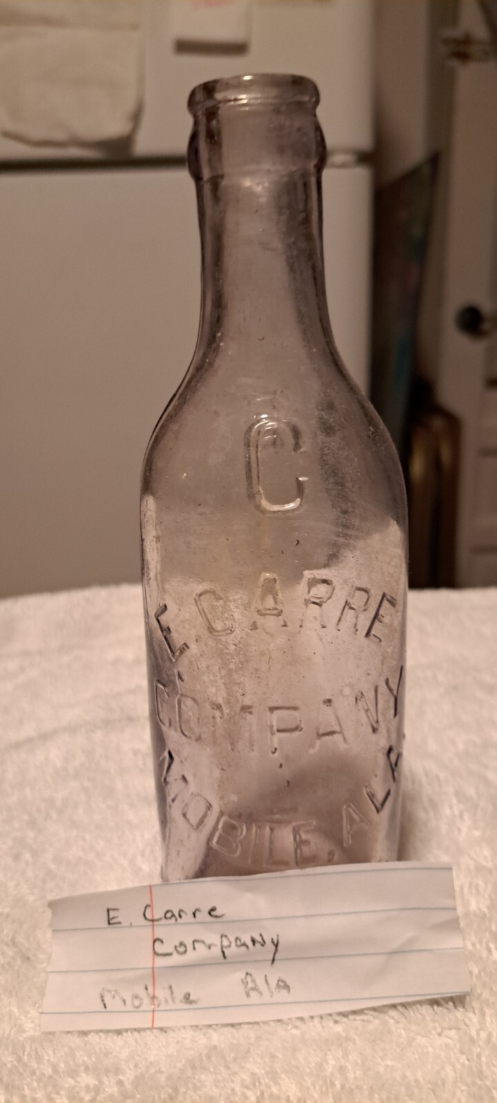 E. Carre Bottling Co. Bottle