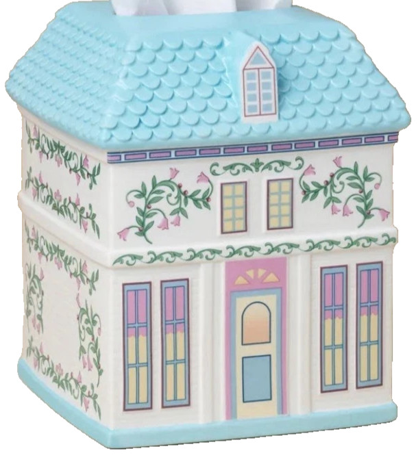 2026 Lenox Spice Village Tissue Box Porcelain Holder Victorian House🏠 NIB