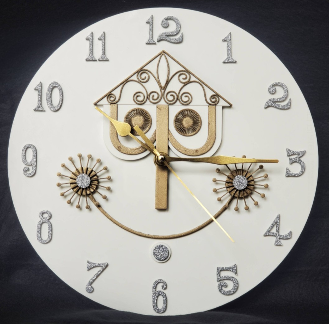 It's A Small World Glockenspiel Wall Clock Disneyland/Disney World Inspired 9 In