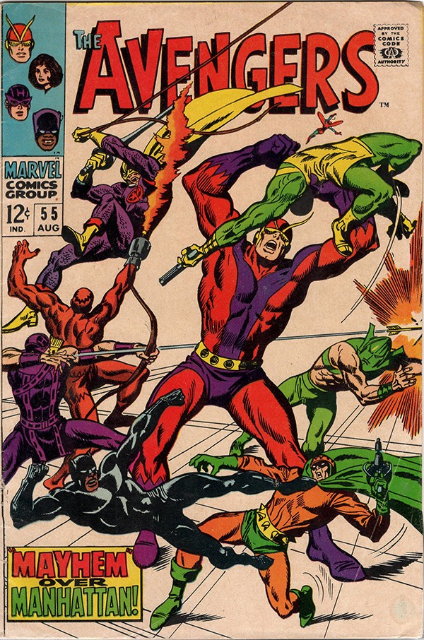 The Avengers #55 (Marvel Comics August 1968)