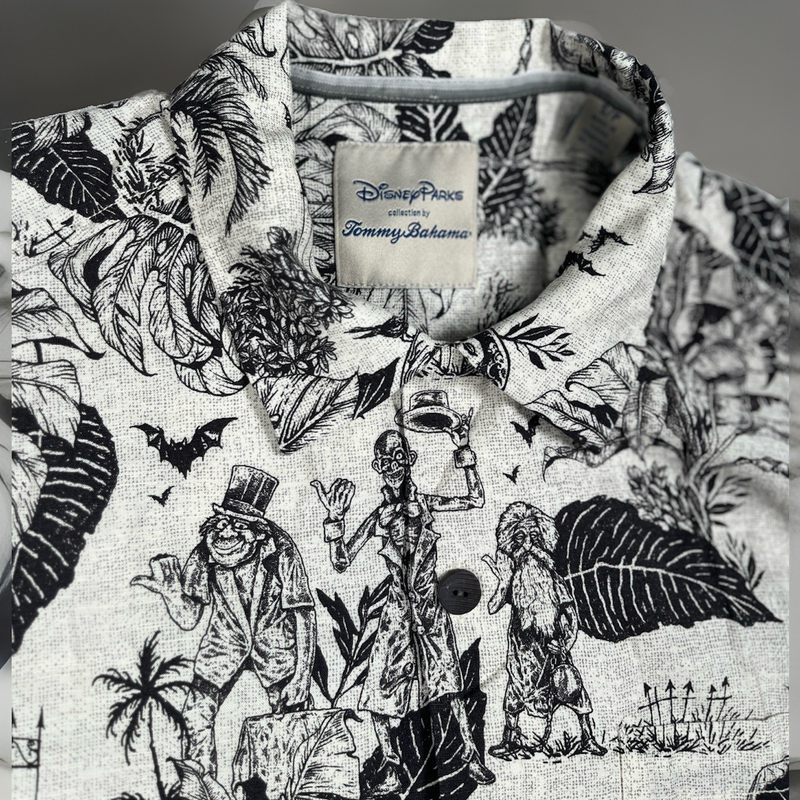 RARE Tommy Bahama x Disney Parks Haunted Mansion Men's Camp Shirt • Small