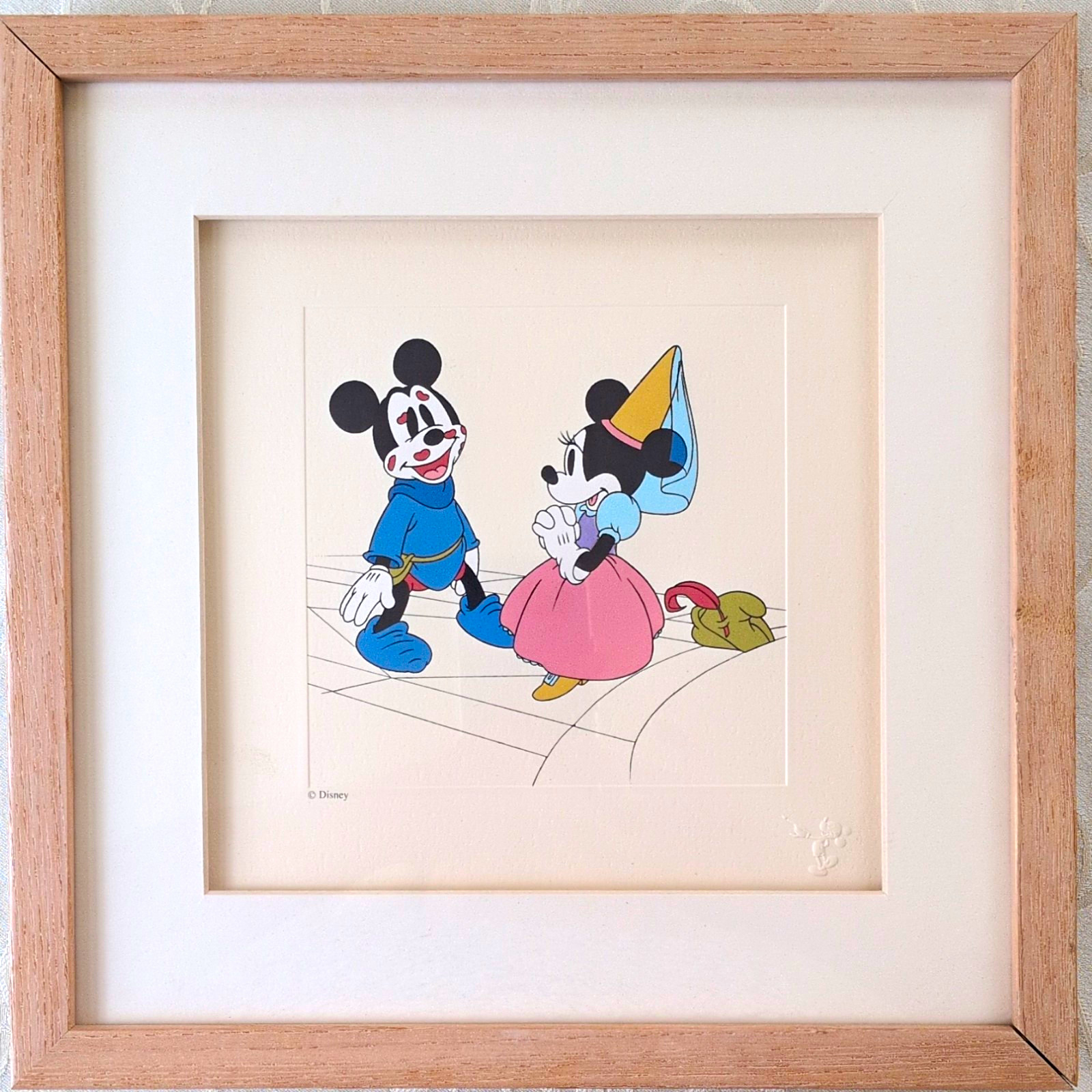 Disney 1994 Brave Little Tailor  Framed Print.   Some Damage-see Pictures.