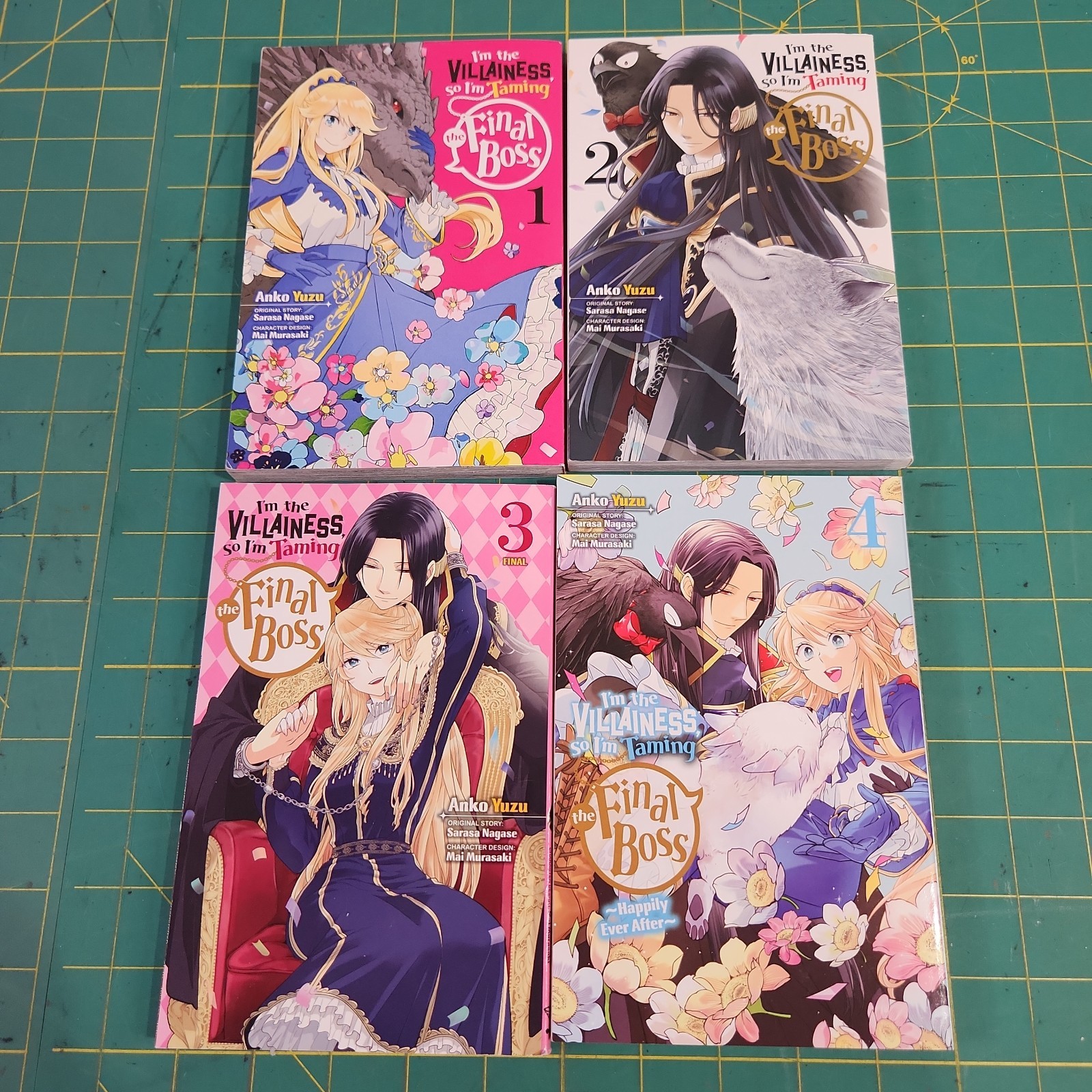 I\'m the Villainess, So I\'m Taming The Final Boss Vol. 1-4 Manga English COMPLETE