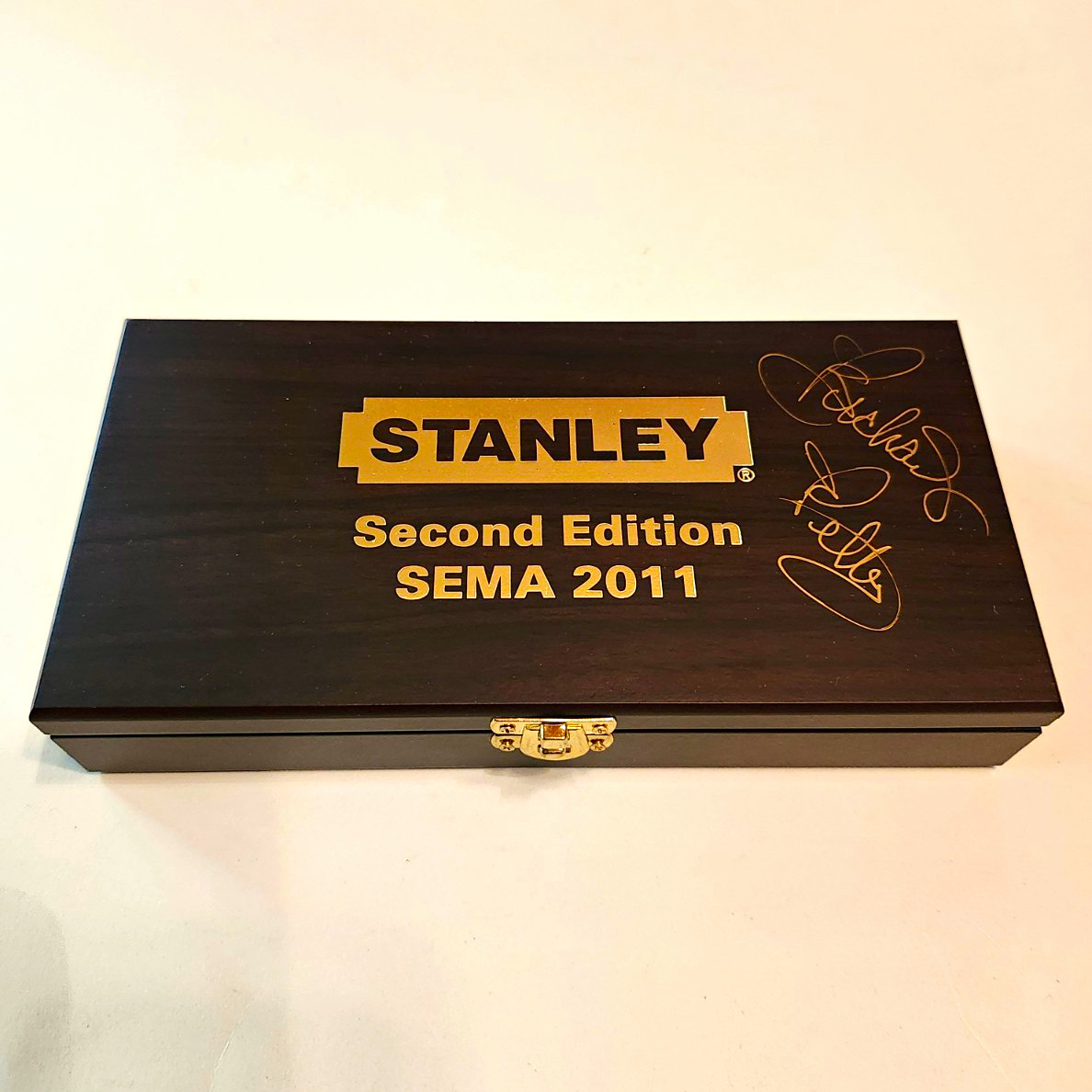 RICHARD PETTY *signed* SEMA 2011 LIMITED ED STANLEY BLACK CHROME SOCKET SET 2/10