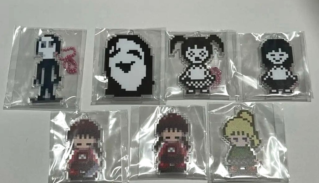 Yume Nikki Collectible Acrylic Keychain Set of 7 BANPRESTO from Japan NEW