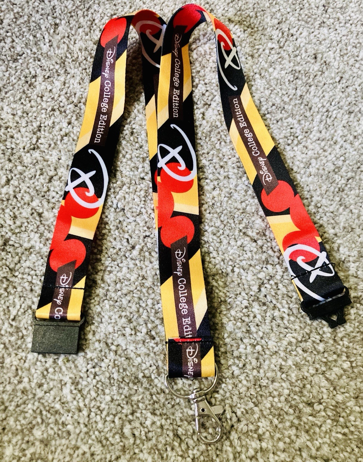 Disney Parks Exculsive College Edition Lanyard NEW