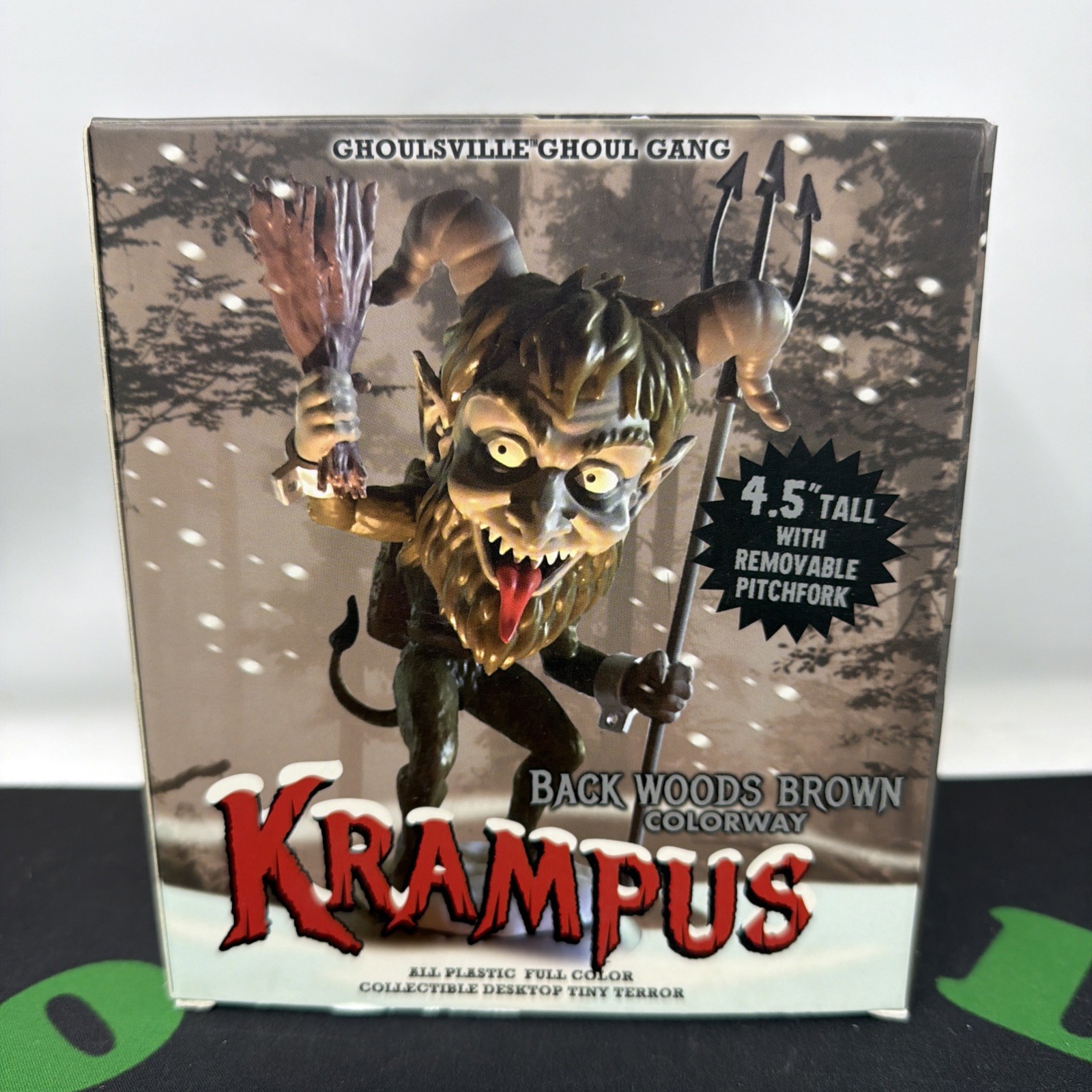 Ghouslville Ghoul Gang Krampus Back Woods Brown Tiny Terror Vinyl Figure Horror