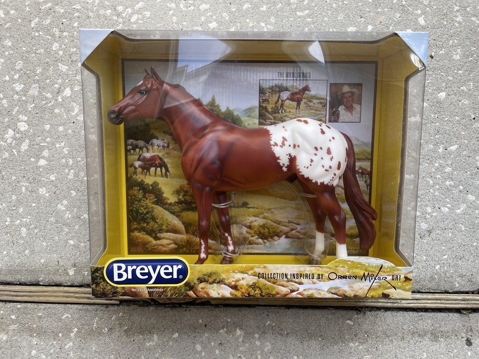 NEW NIB Breyer Ideal Quarter Horse Series #1868 Appaloosa Orren Mixer