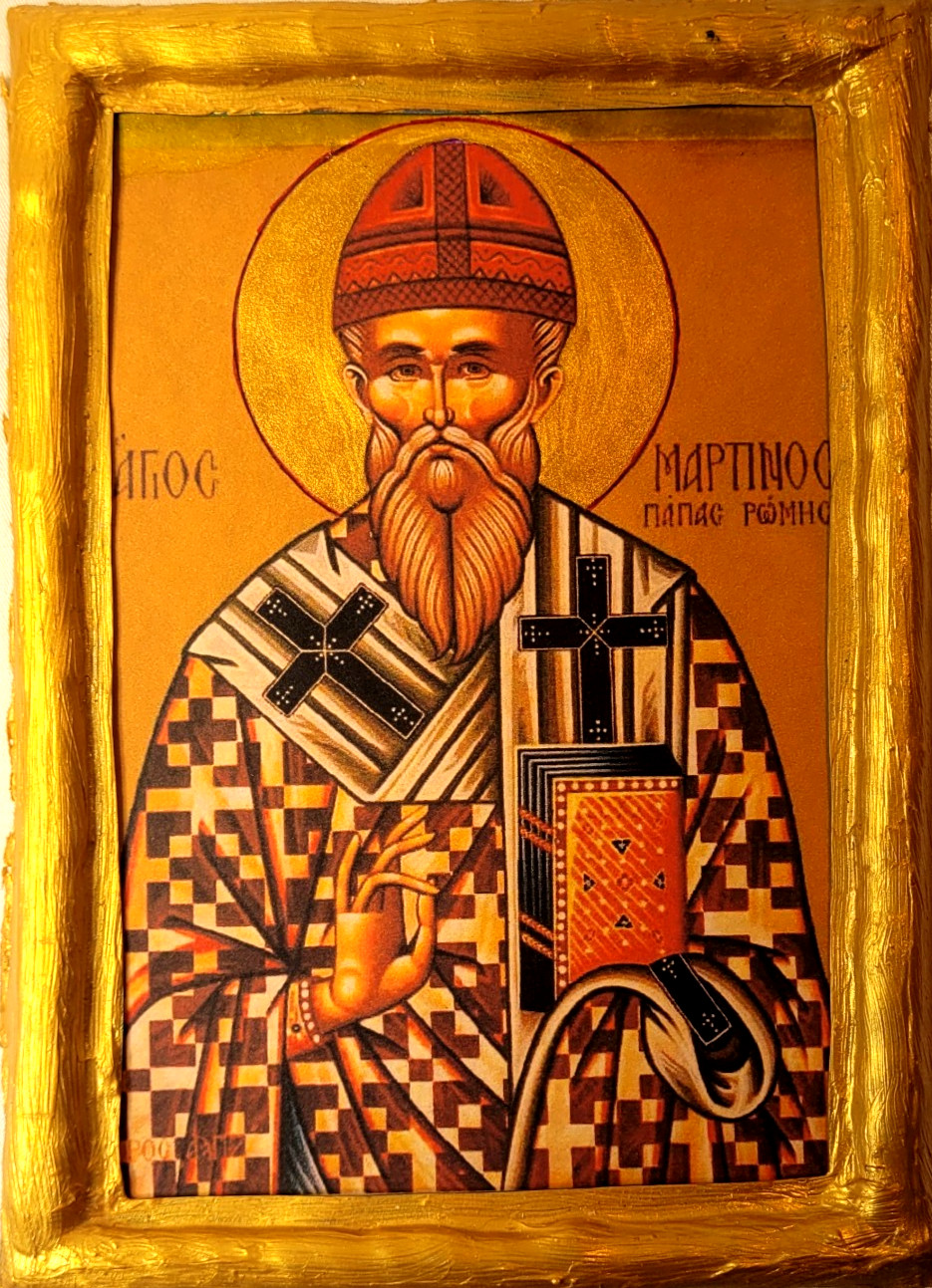Saint Martin San Martino Martinus Pope Roman Catholic & Orthodox Icon Art