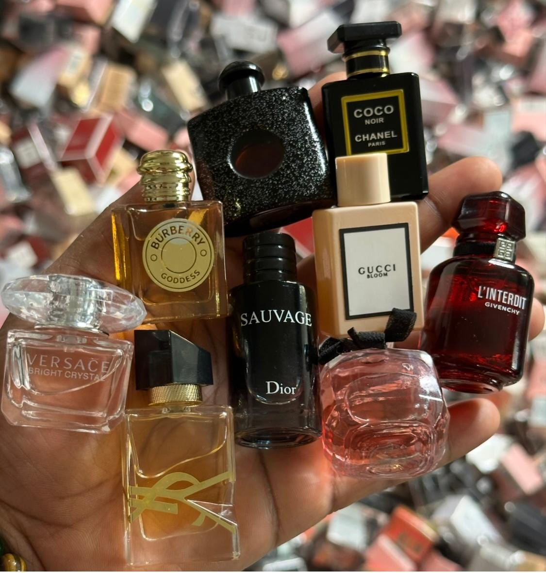 Versace Chanel Dior Armani YSL Gucci Perfume Miniature Collection Lot