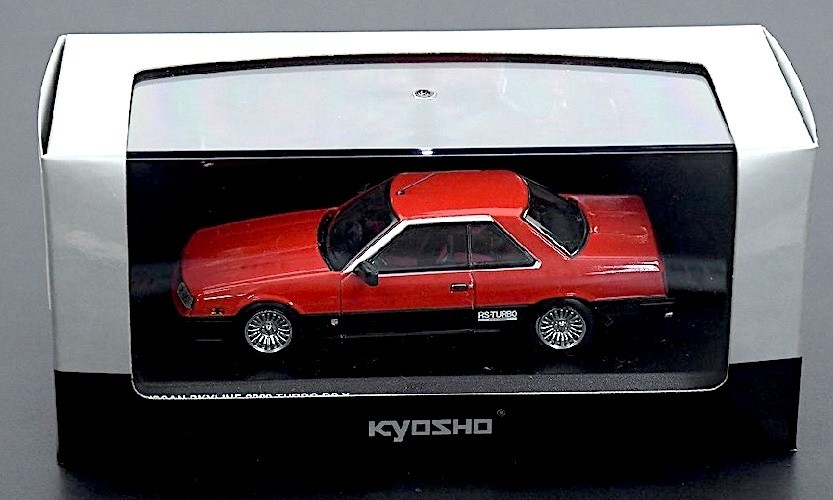 Ж Unused Kyosho 1/43 NISSAN Skyline R30 2000 Turbo TURBO RS-X 1983 03601R Red