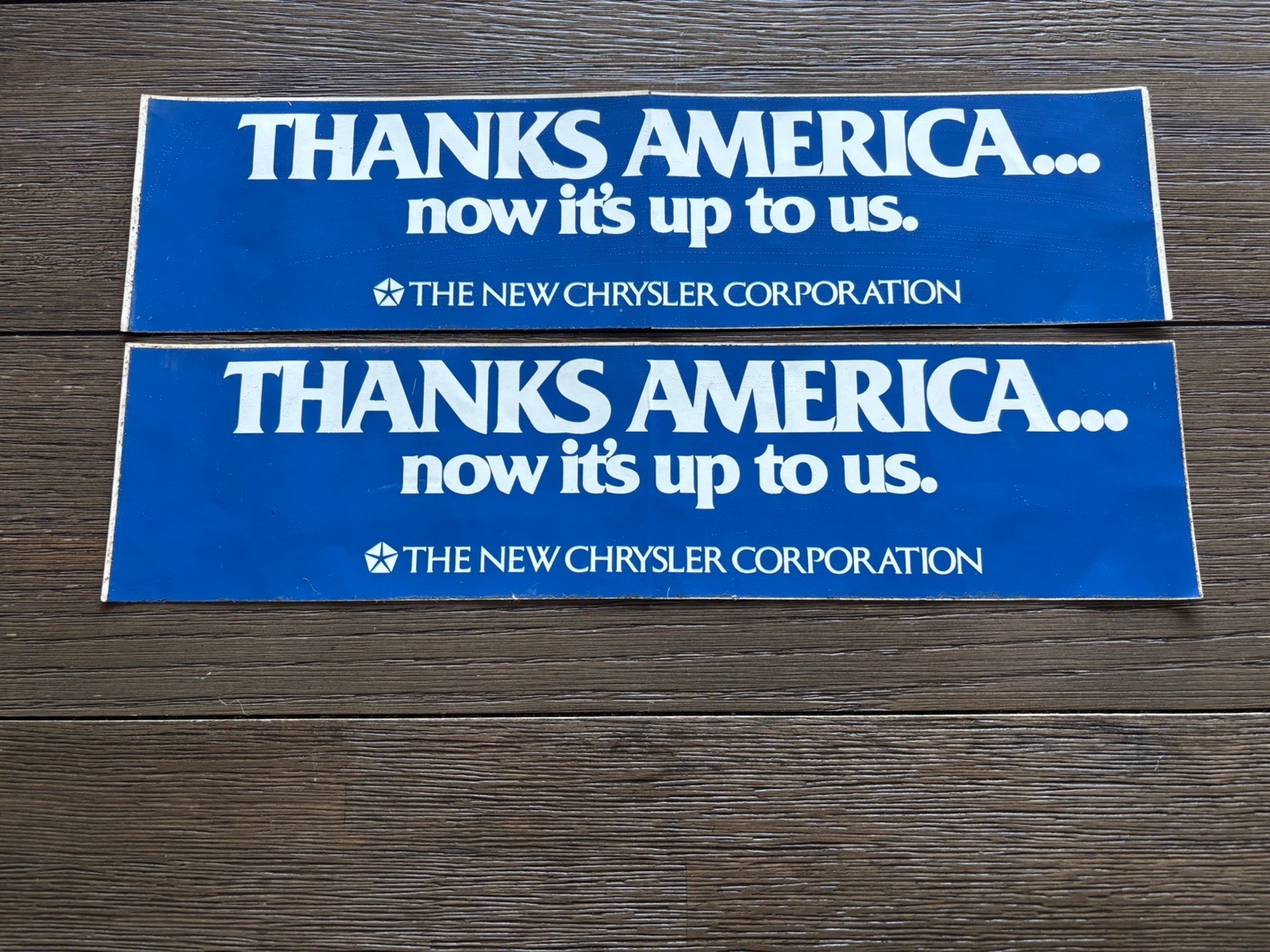 TWO  Vintage 1980\'s CHRYSLER CORP  \