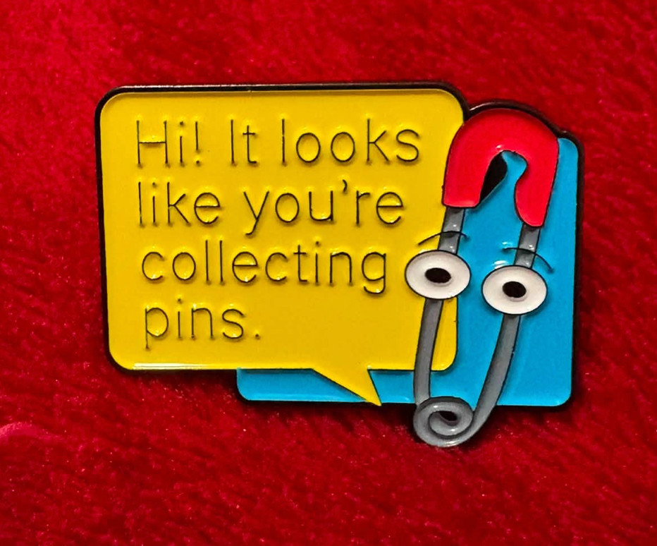 HI It Looks Like You're Collecting Pins enamel pin - 
