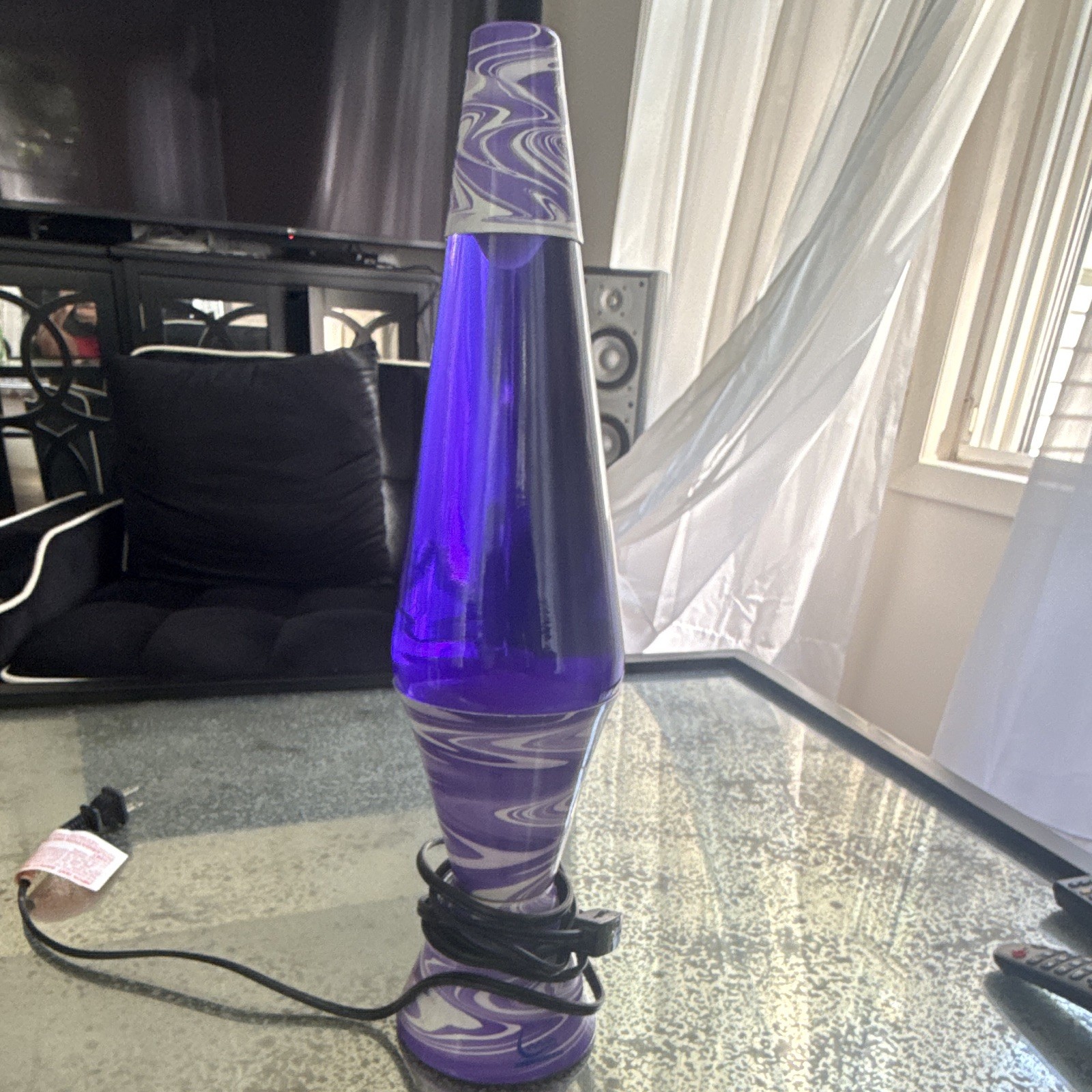 Vintage LAVA LAMP - Psychedelic Swirl - PURPLE - ICON - Haggerty