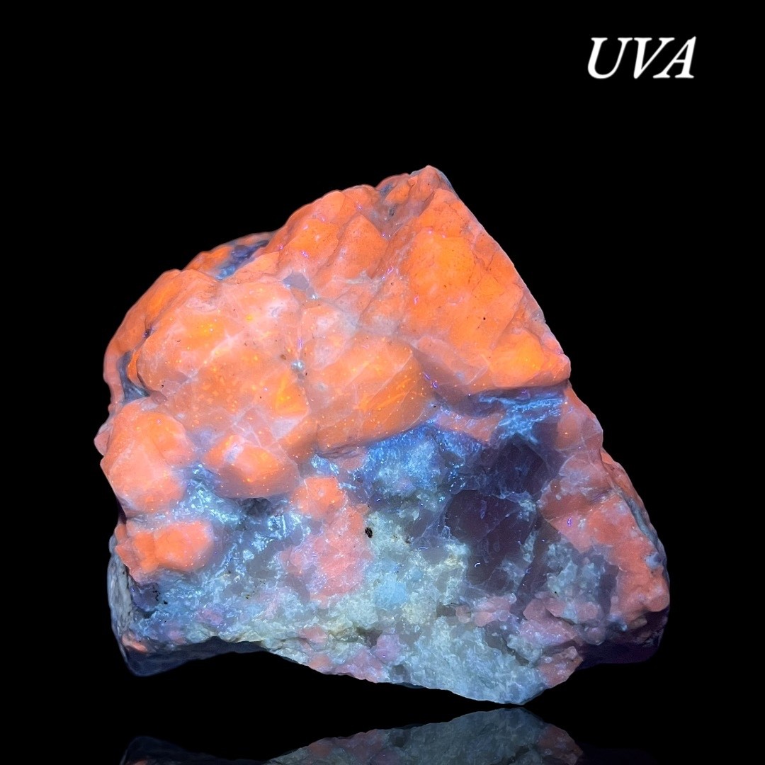 834 Gm Fluorescent Hackmanite Crystals With Calcite From Badakhshan, Afghanistan