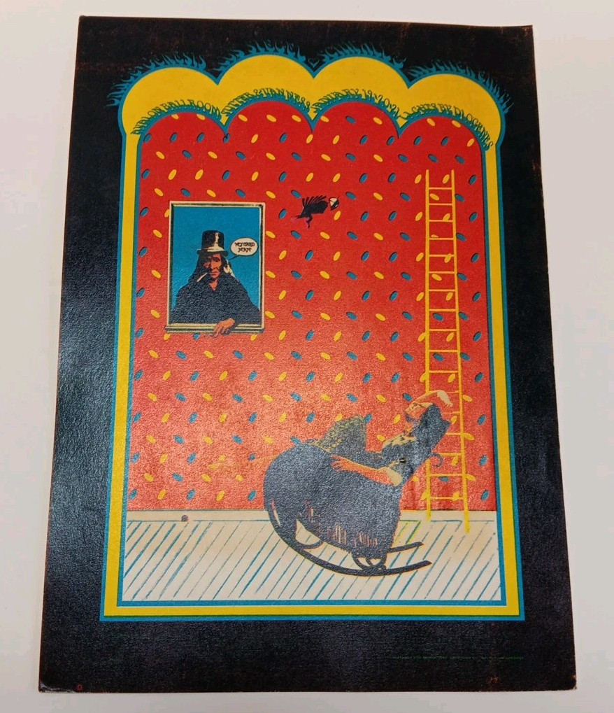 Genesis Mother Earth Avalon Ballroom SF 1968 FD-102 Fried Postcard Original Vtg