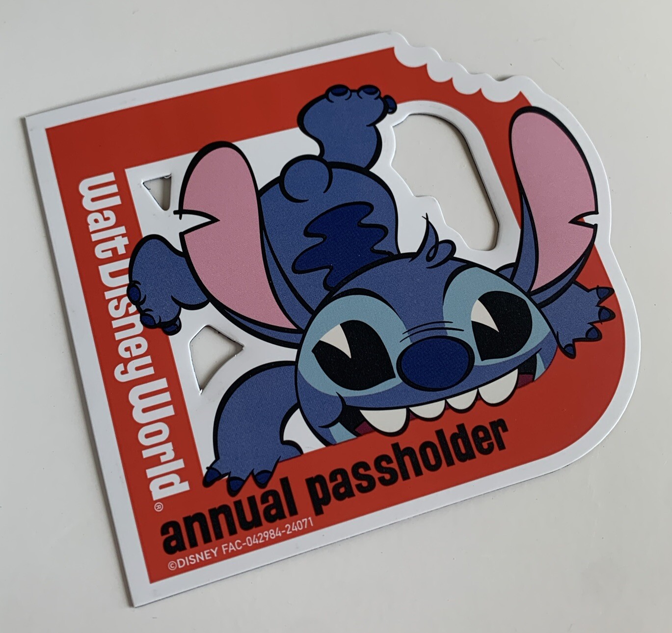 NEW AUTHENTIC Walt Disney World Annual Passholder Exclusive Magnet Stitch 2024