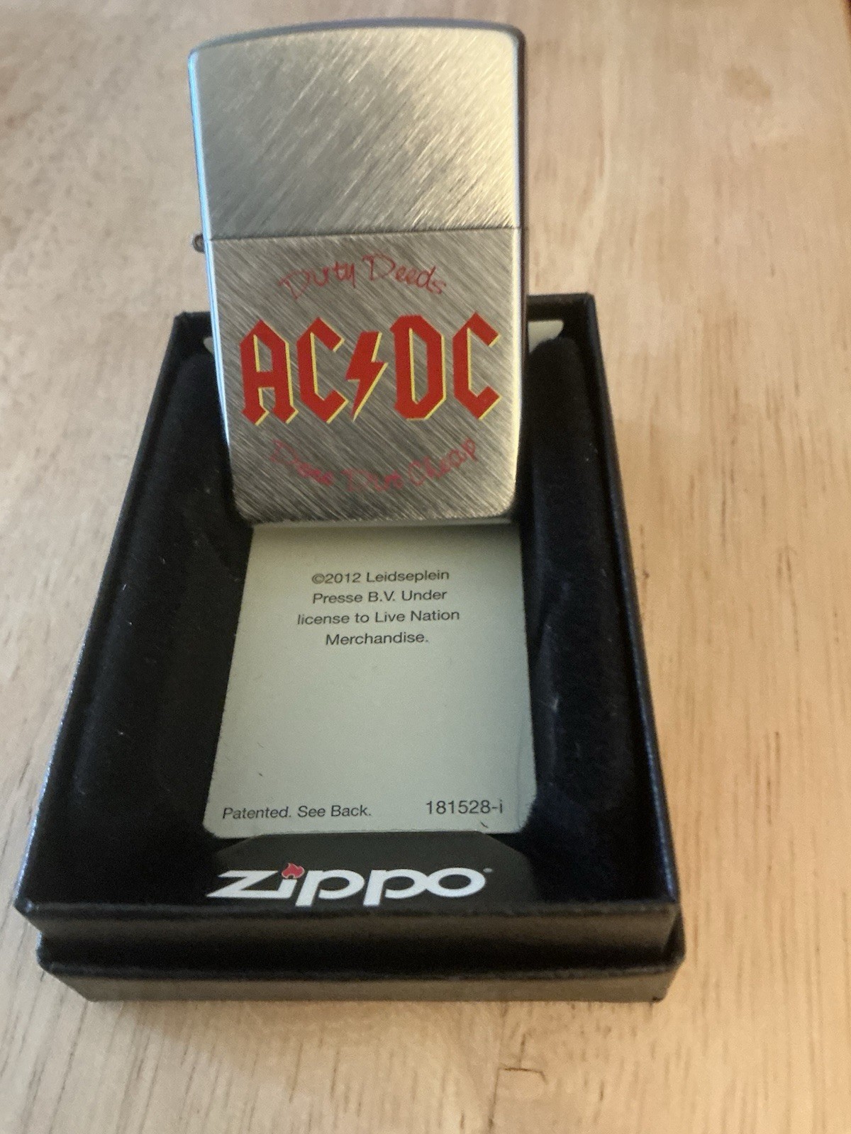 AC/DC Dirty Deeds Zippo Lighter