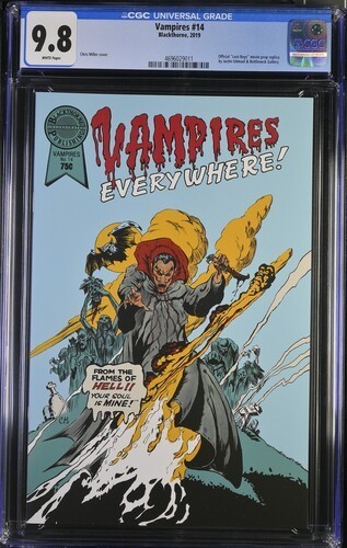 Vampires Everywhere #14 CGC 9.8 THE LOST BOYS COMIC BOOK MOVIE PROP  Blackthorne