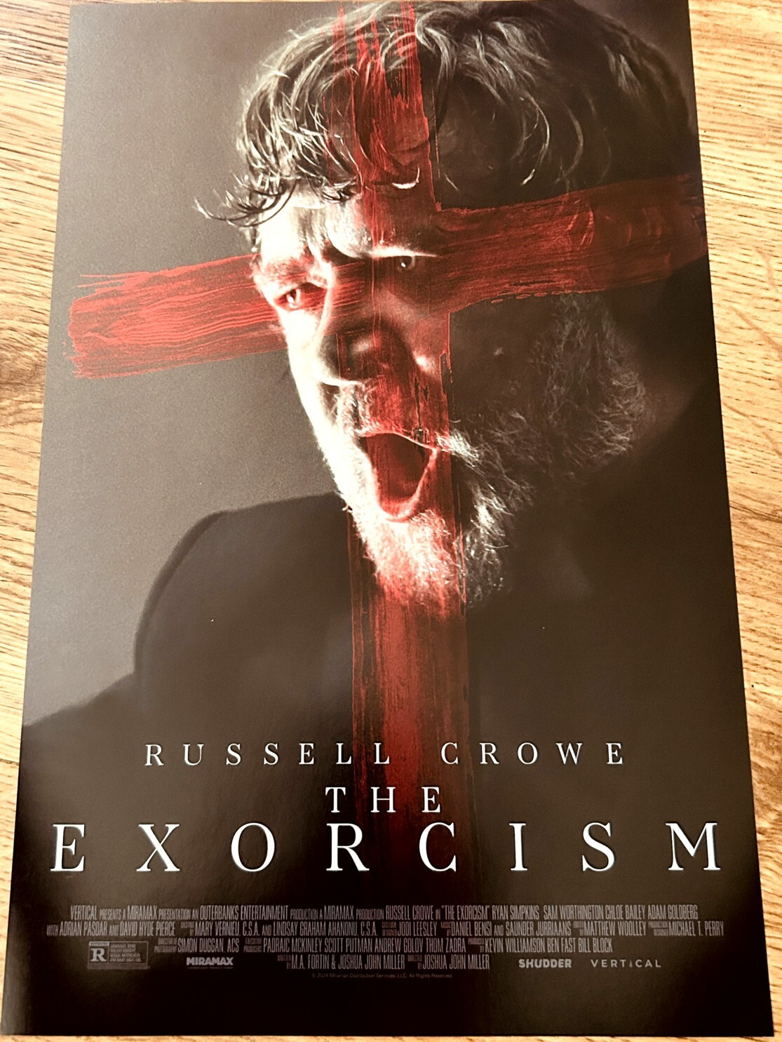 The Exorcism mini 11x17 inch 2024 movie poster (Russell Crowe) NEW