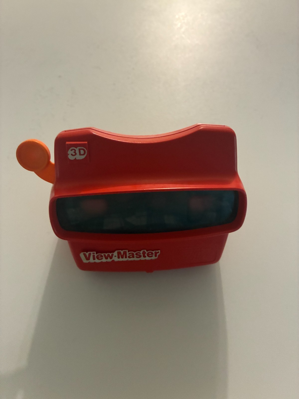 Vintage 1980 Red Viewmaster 3D  Viewer with Aladdin and Toy Story reels