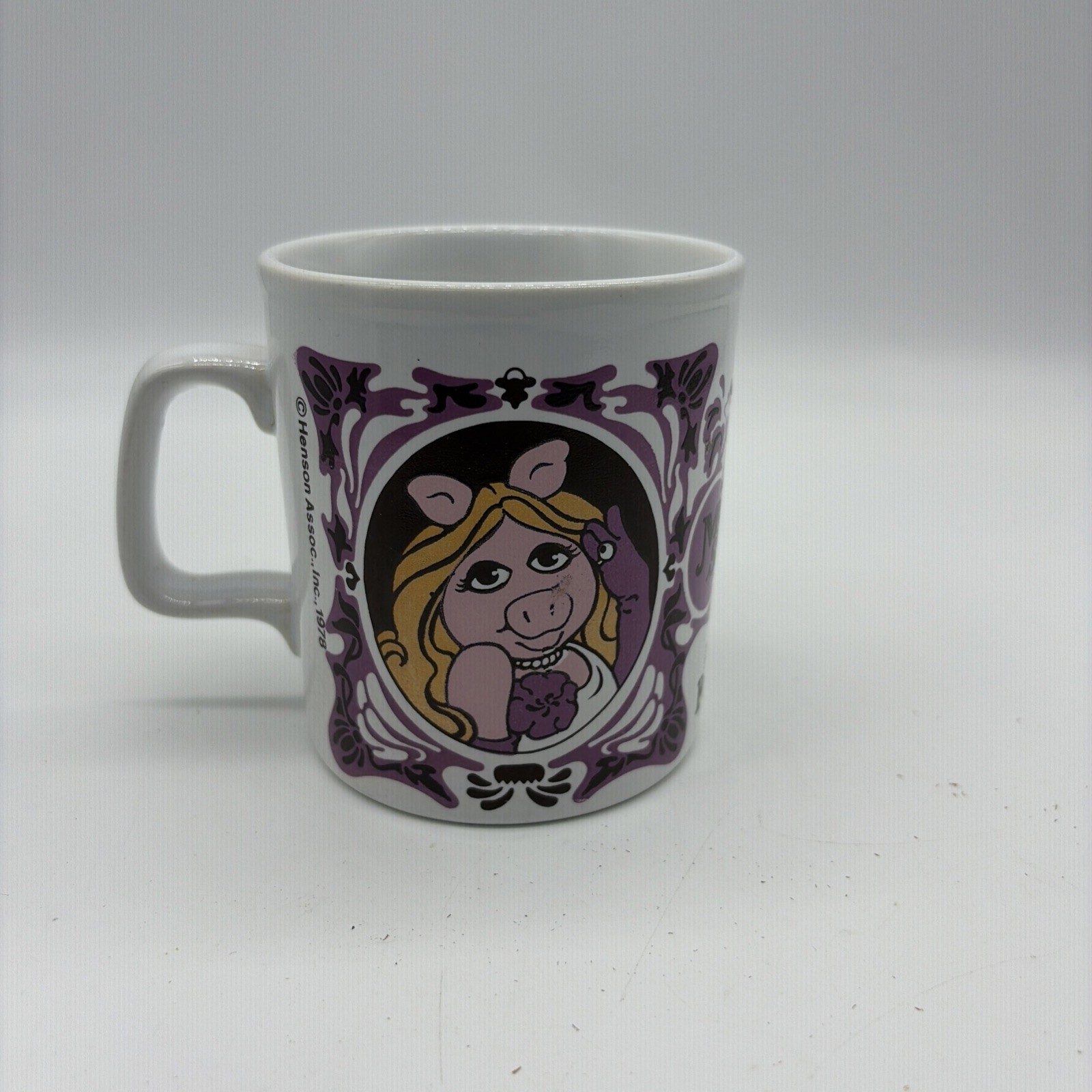 VTG 1978 ENGLAND Kiln Craft, The Muppet Show Collection Mug/ Miss Piggy
