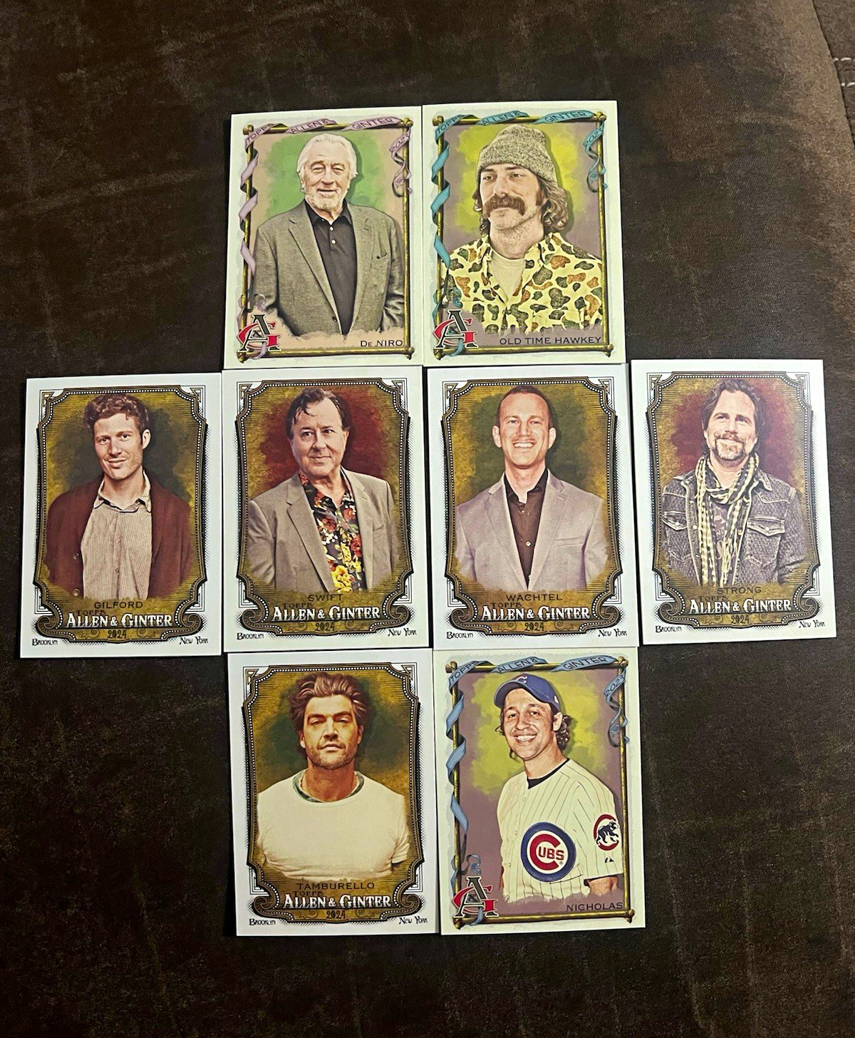 Topps 2024 Allen & Ginter World\'s Champions Lot 8 Cards - Actors
