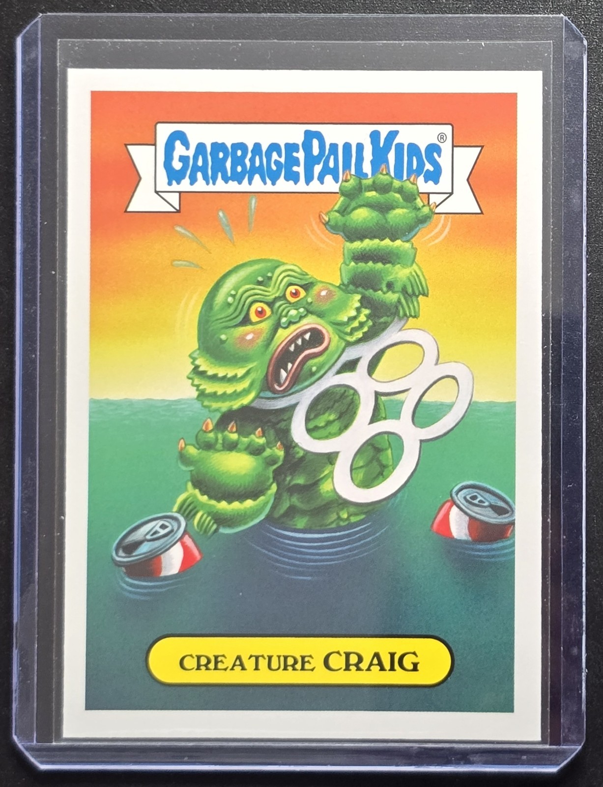 2018 Garbage Pail Kids Classic Film Monster Sticker Creature Craig 10b