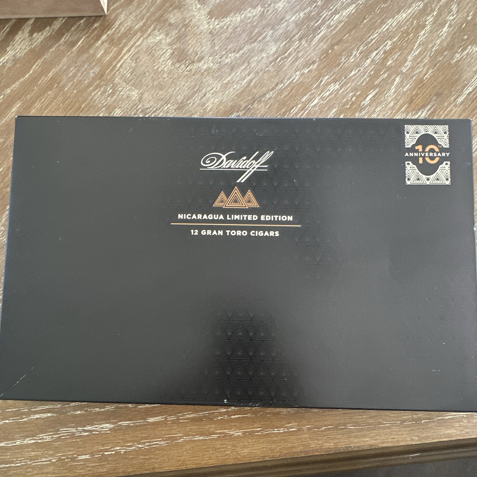 Rare Davidoff Nicaragua Limited Edition 10th Anniversary Gran Toro Cigar Box