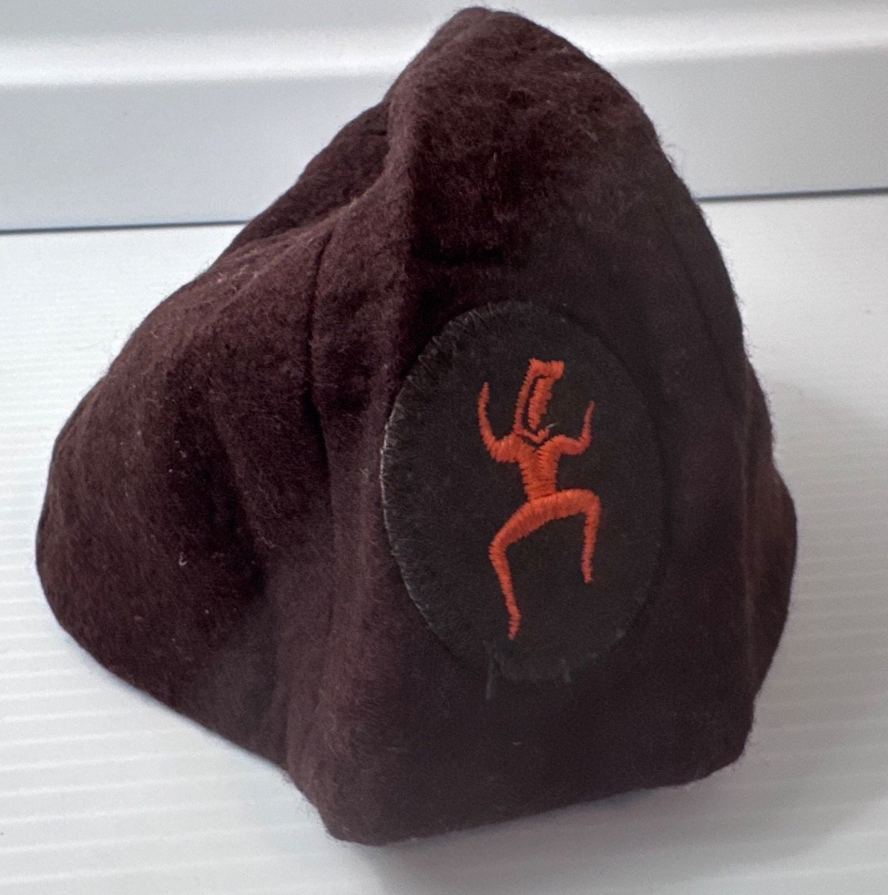Girl Scout Vintage Brownie Beret with Patch Wool Felt Hat
