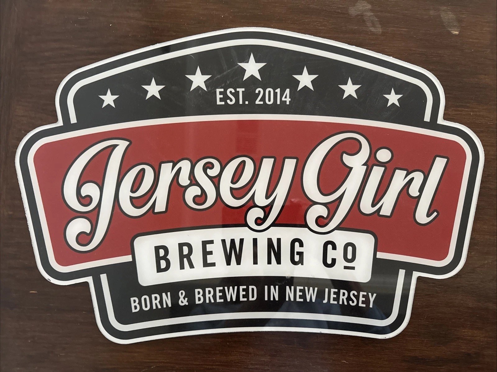 Jersey Girl Brewing Company Sign New