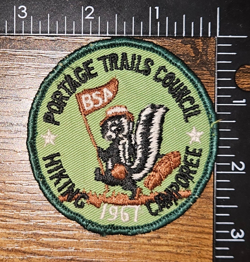 Portage Trails Council Hiking Camporee 1967 Vintage BSA Patch