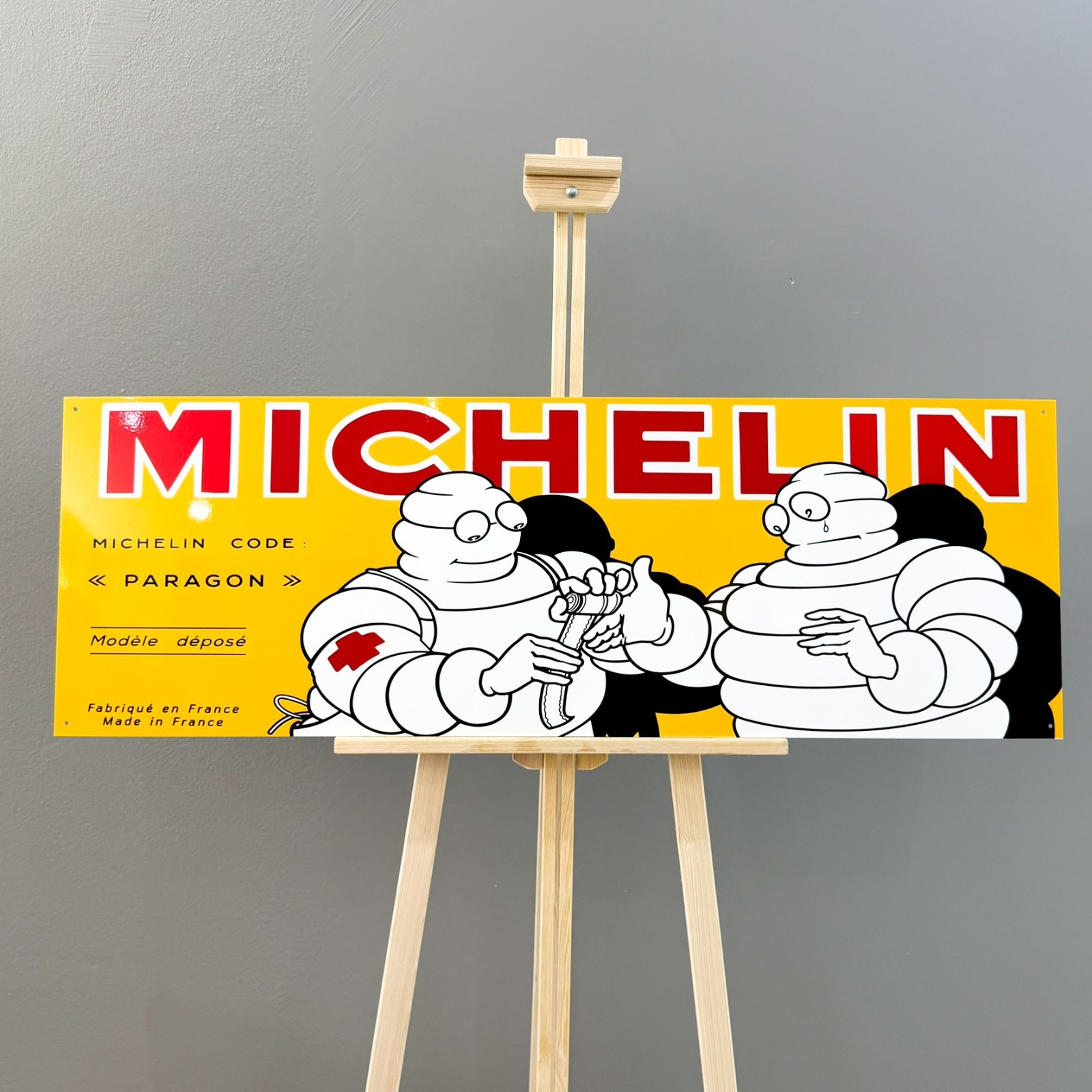 Vintage High-Quality Michelin Sign - MICHELIN CODE PARAGON - 48