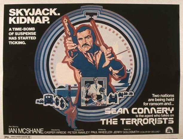 Historic The Terrorists 1974 Movie Advertising Postcard