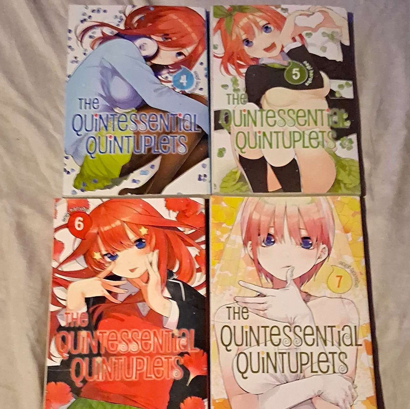 The Quintessential Quintuplets Vol. 4-7 Manga Lot English Kodansha Haruba