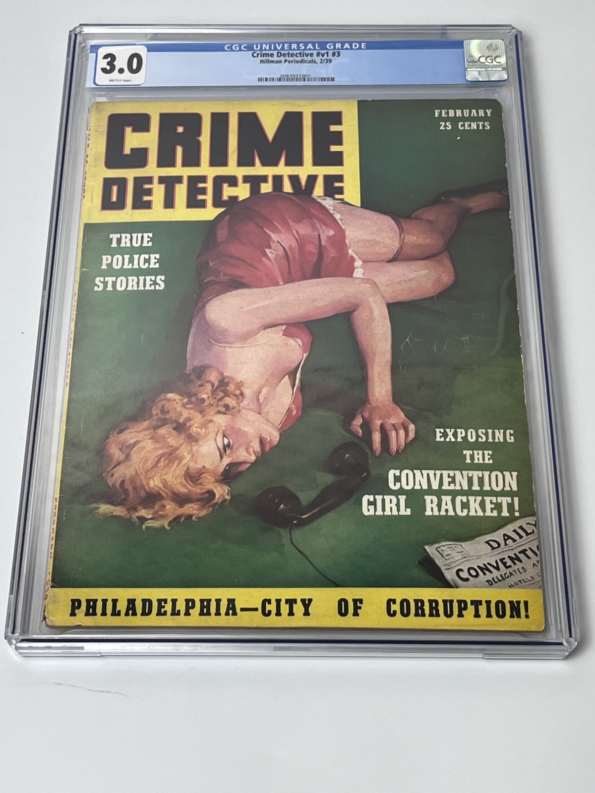Crime Detective #13 (1939) CGC 3.0 -Unlimited Shipping