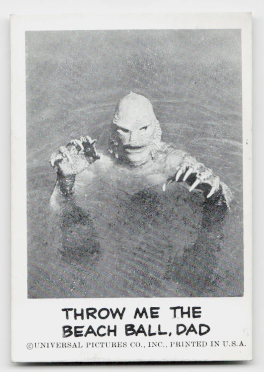 1961 Leaf Spook Stories #6 Throw me the beach ball, Dad