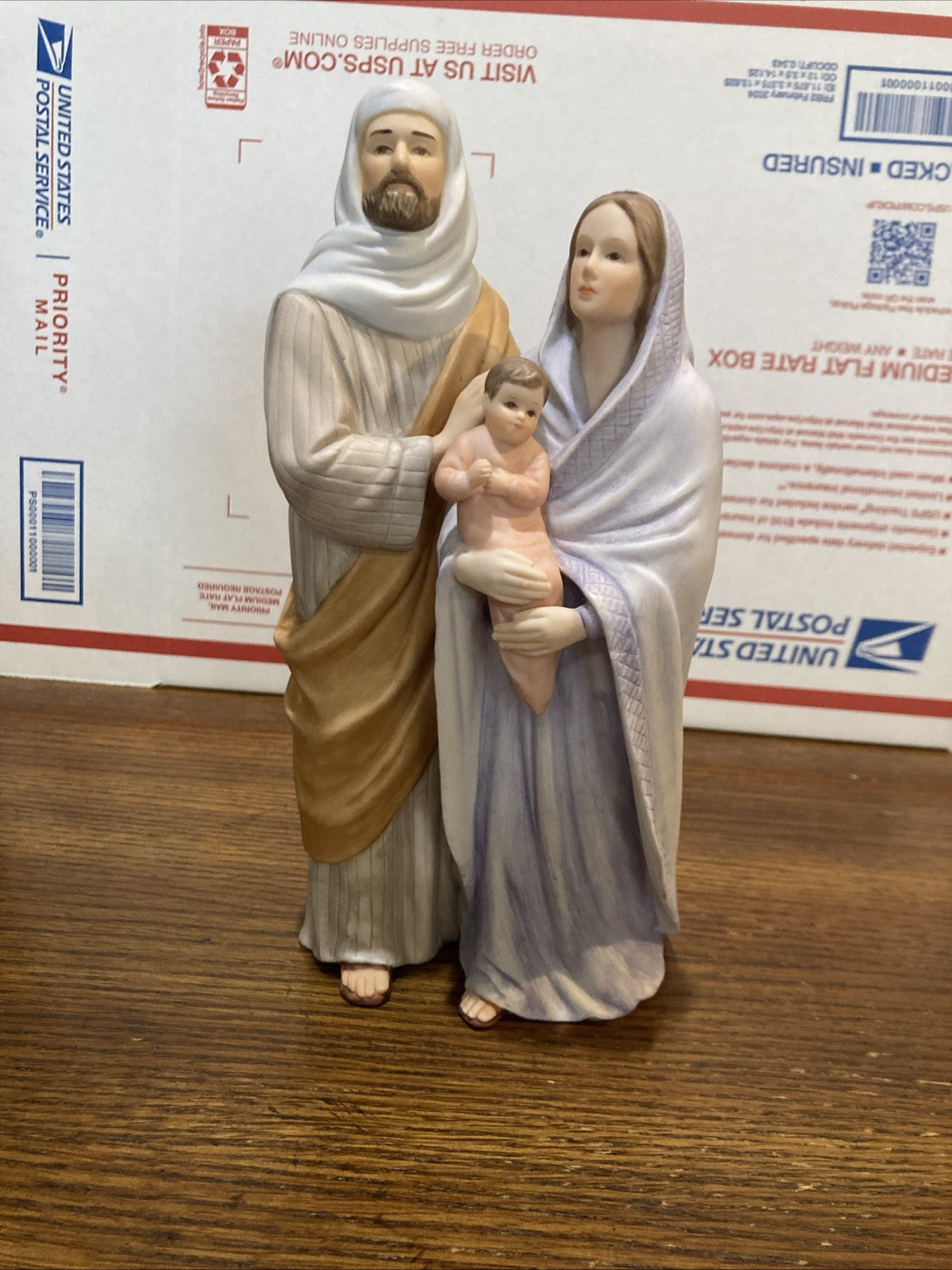 1994 HOMCO Home Interiors Masterpiece Porcelain The Holy Family Figurine