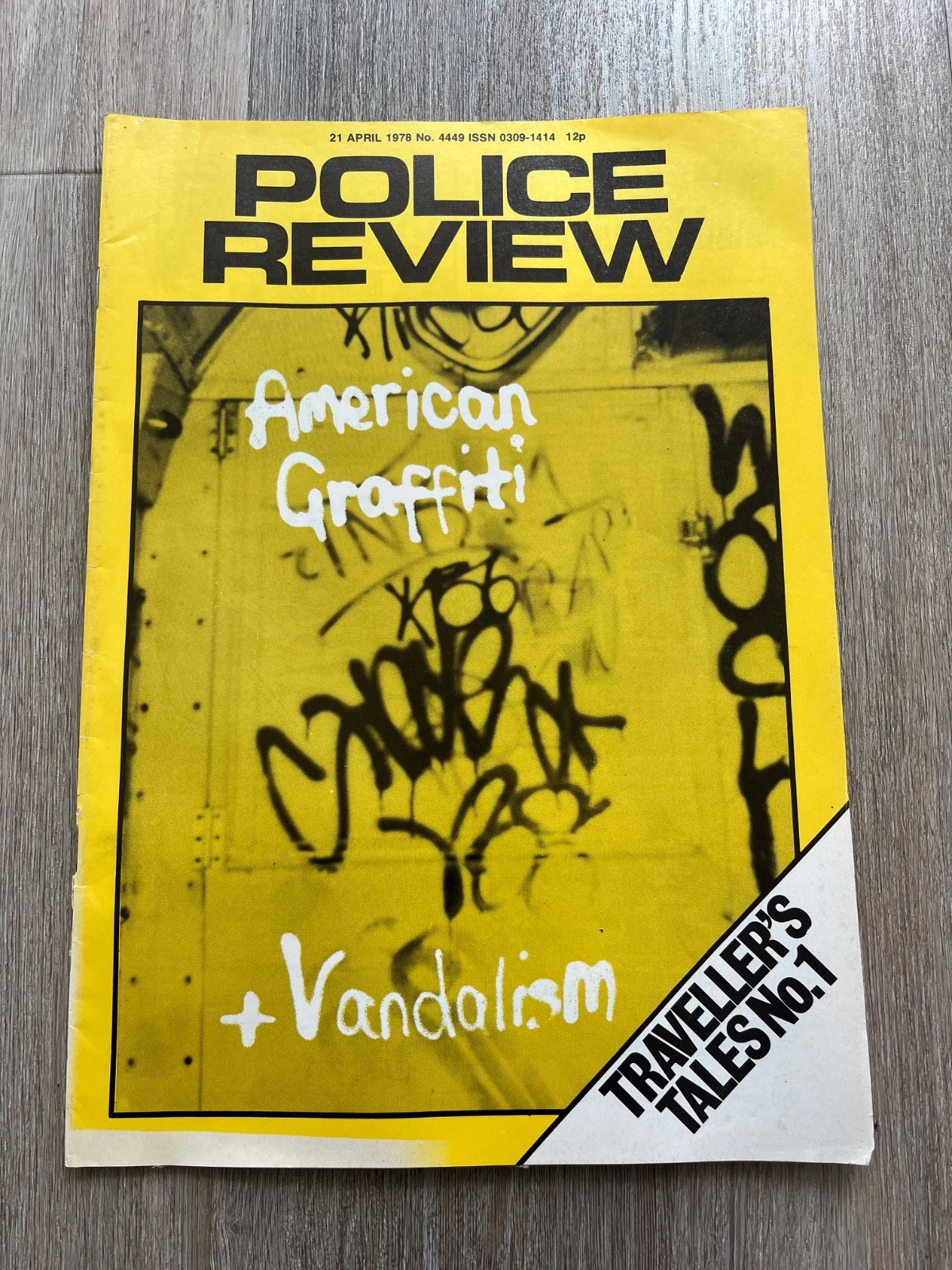 police review magazine april 21st 1978 - american graffiti