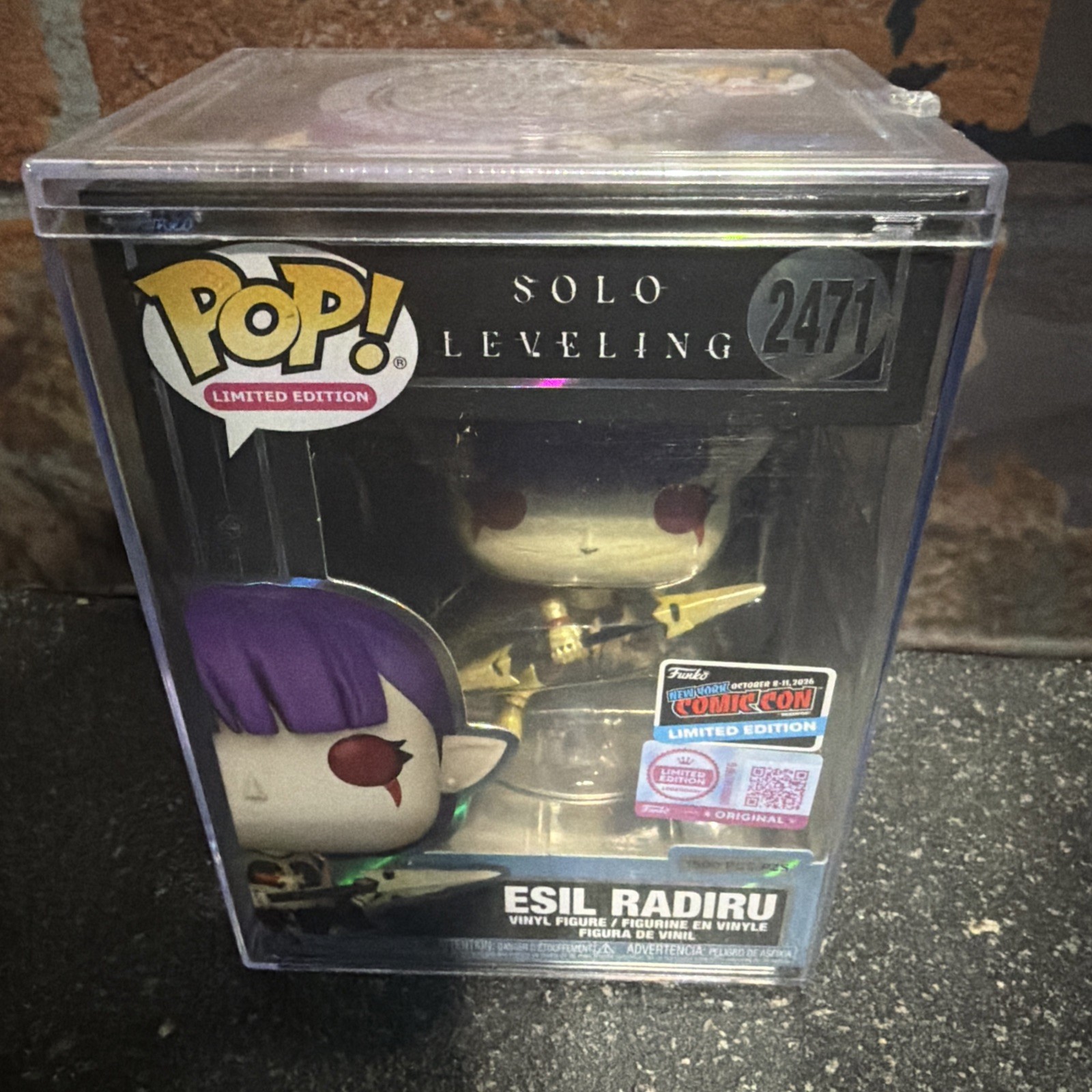 NYCC2026 FUNKO POP SOLO LEVELING ESIL RADIRU UNMASKED [LE1500] 