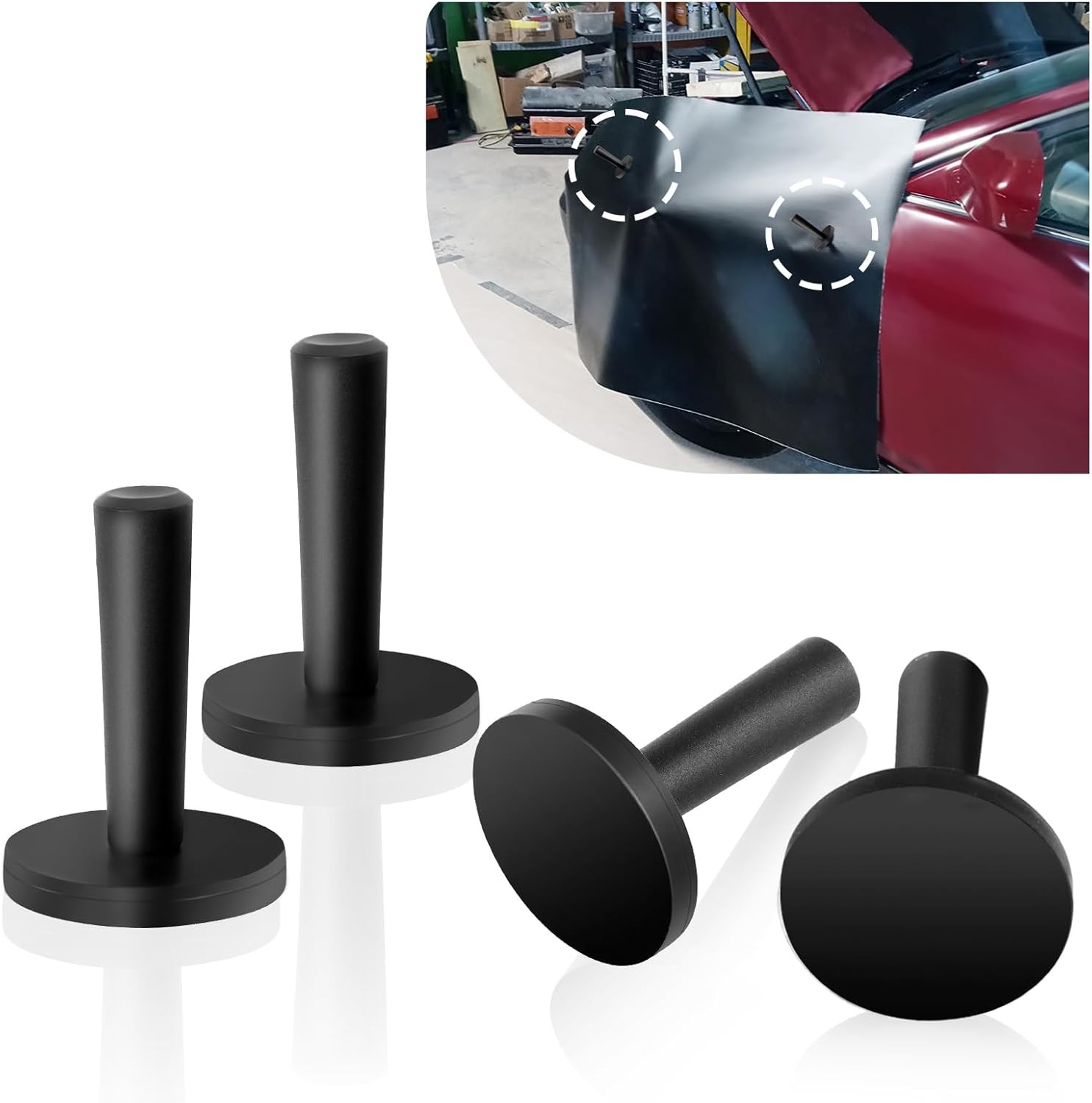 4PCS Car Vinyl Wrap Magnets,Car Wrap Tools for Vinyl/Car Wrapping/Window Tint Po